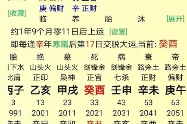 八字七杀查询表