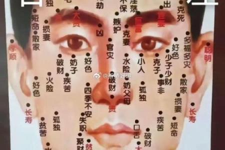 面相额头痣相图解算命