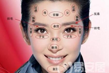 面相解析：额头面相算命图解