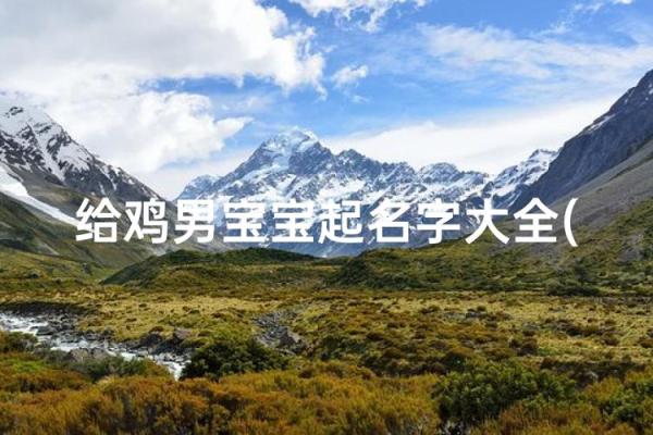 5月份出生的属鸡男孩起什么名字好姓名