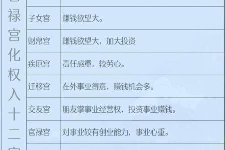 紫薇斗数權祿