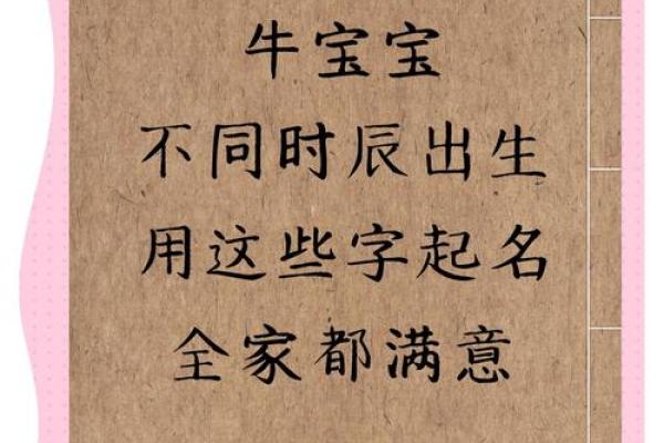 下午出生的属牛男孩起什么名字比较合适姓名