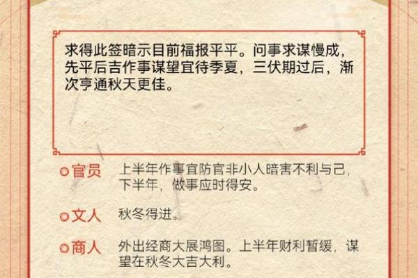 财神爷灵签第一签：唐太宗登位享受太平